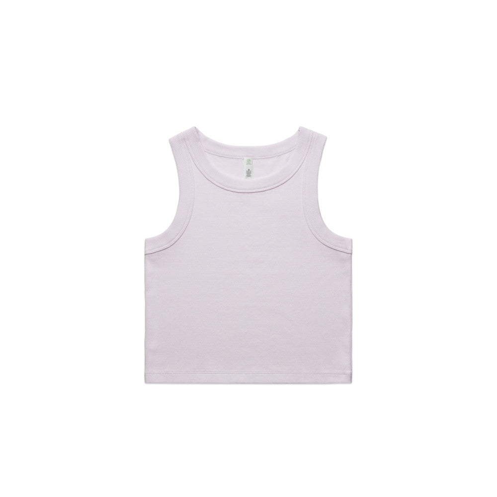 Wo's Organic Rib Crop Tank