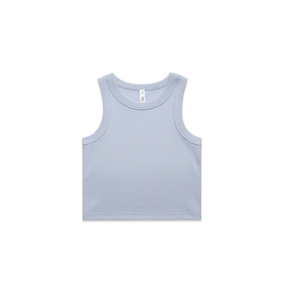 Wo's Organic Rib Crop Tank
