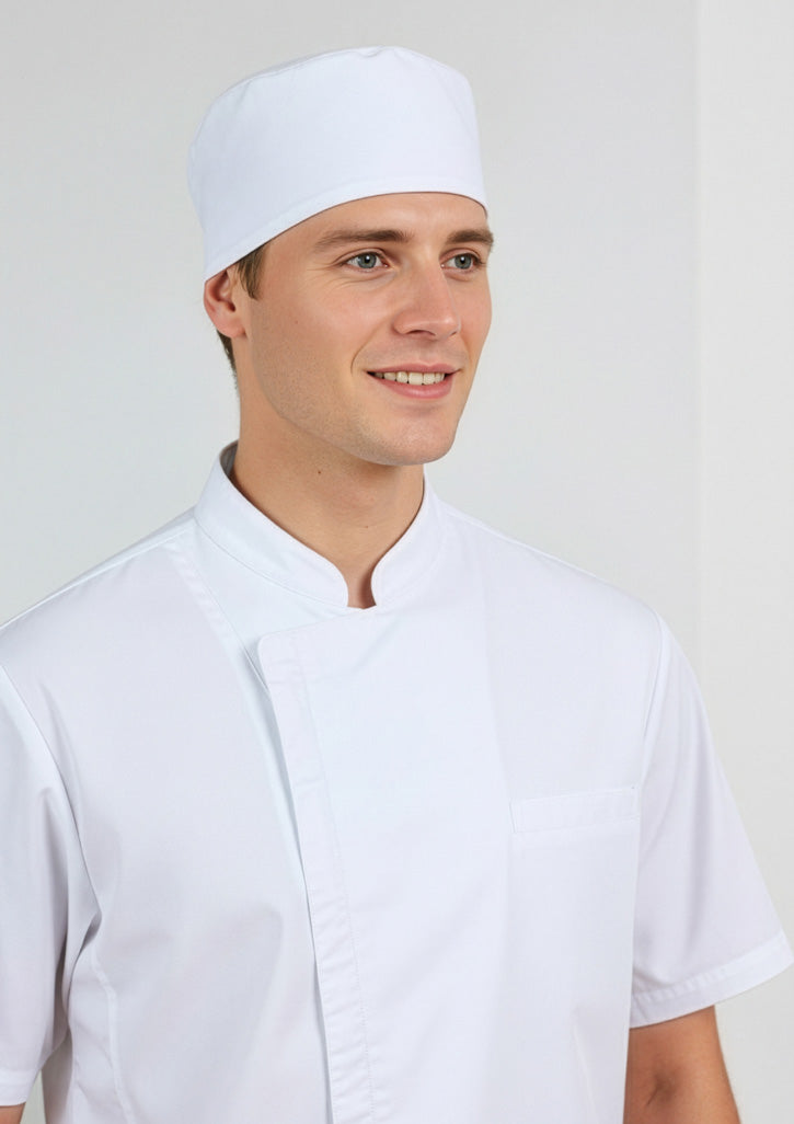 Mens Alfresco Short Sleeve Chef Jacket