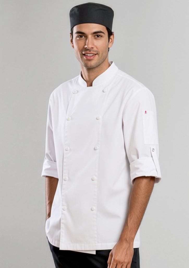 Mens Gusto Long Sleeve Chef Jacket