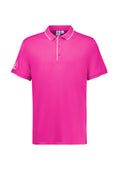 Womens Pink Short Sleeve Polo