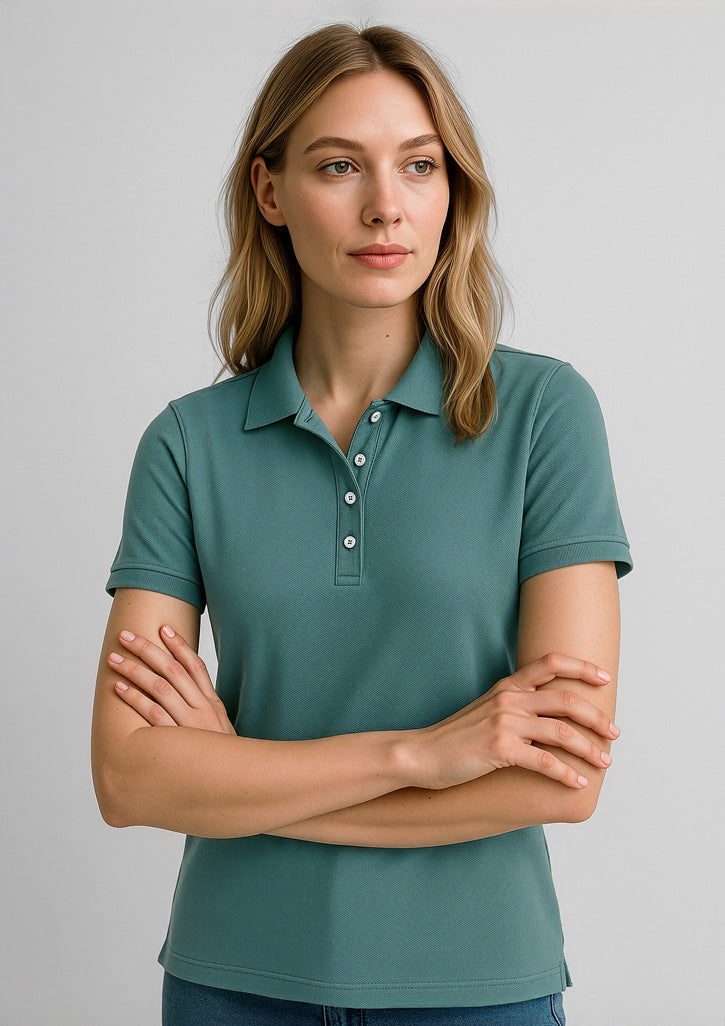 Womens City Short Sleeve Polo