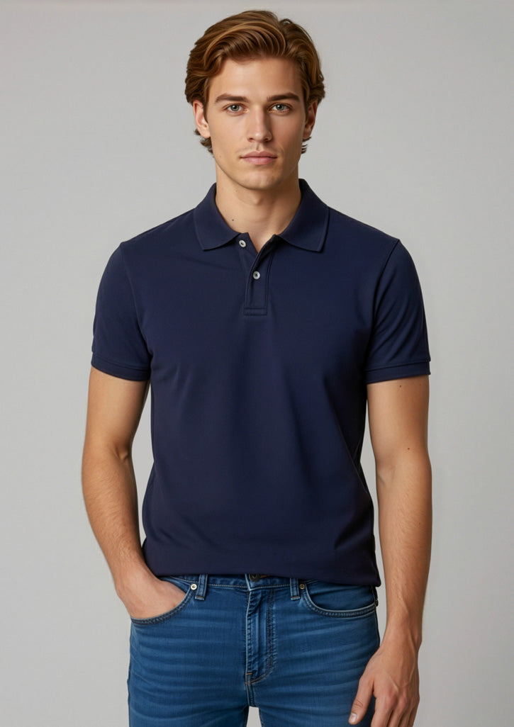Mens Neon Short Sleeve Polo