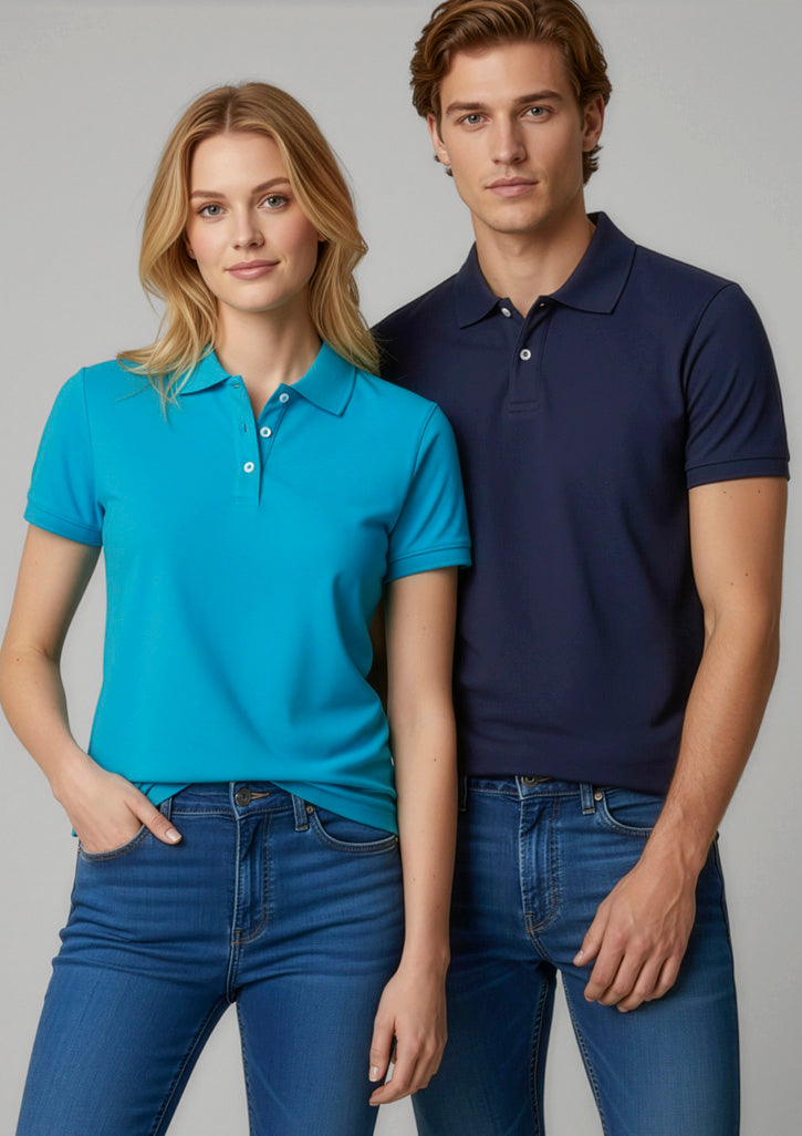 Mens Neon Short Sleeve Polo