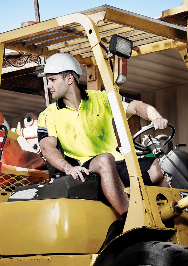 Mens Hi Vis Squad Short Sleeve Polo
