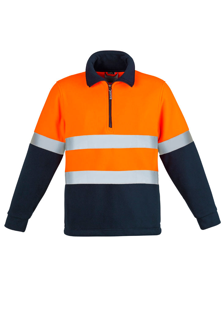 Unisex Hi Vis Polar Fleece Pullover - Hoop Taped